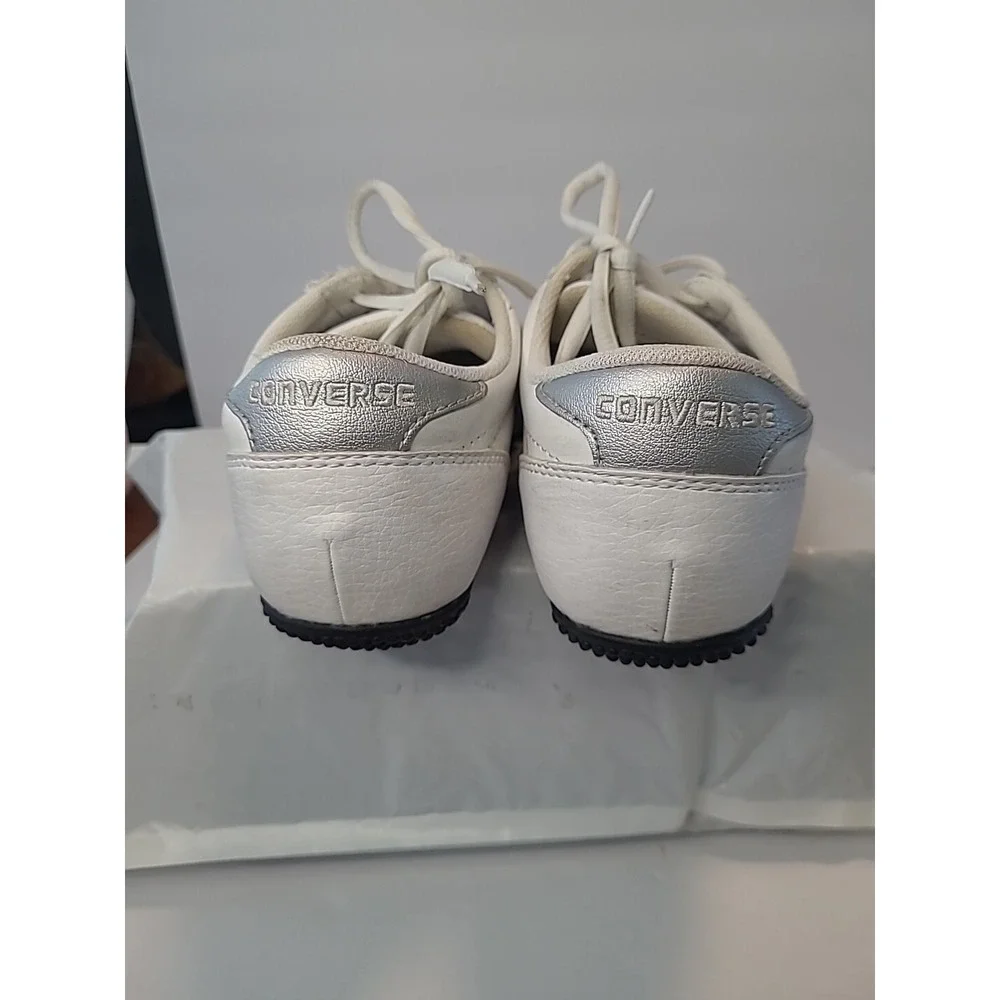 WOMENS CONVERSE ONE STAR WHITE LEATHER SNEAKERS/SHOES SIZE 7‎ 5x979 7f 07 11